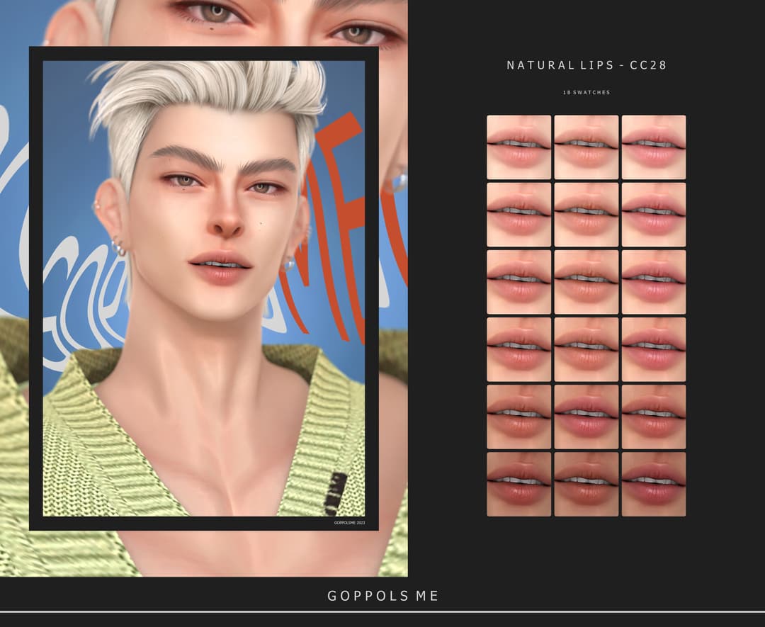 Помада GOLD Natural Lips CC28